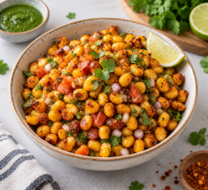 10 Irresistible Crispy Snacks Without Frying Crispy corn chaat recipe with herbs and spices